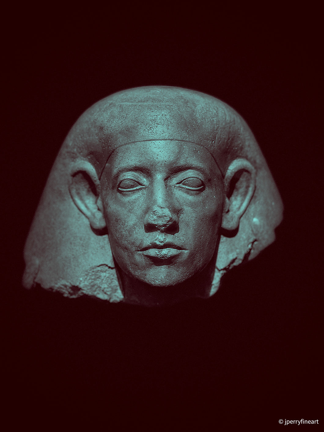 Egyptian Green Bust